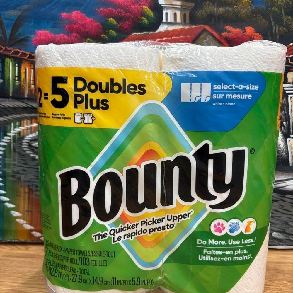 Bounty Paper towels 2=5 rolls